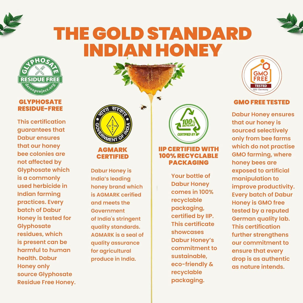 100% Pure Honey - Dabur Baazwsh 
