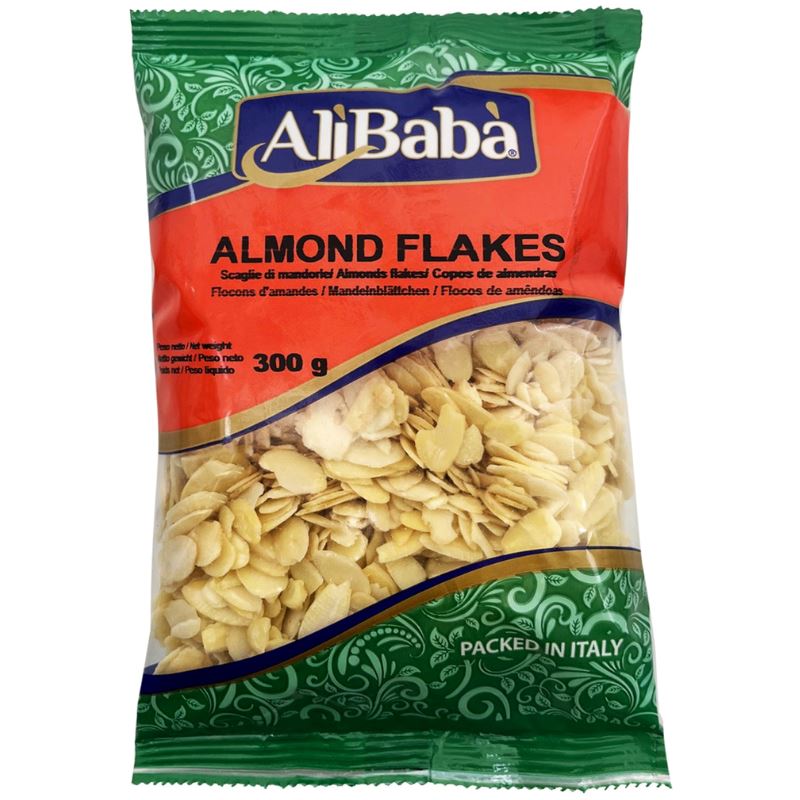 Almond Flakes (Badam) 300g - Ali Baba Ali Baba 