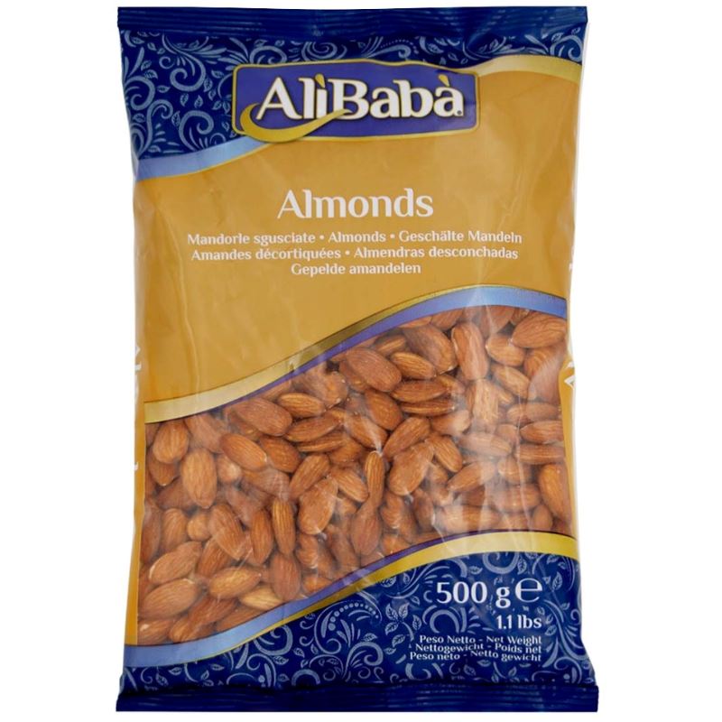 Almonds (Badam) - Ali Baba Ali Baba 500g 