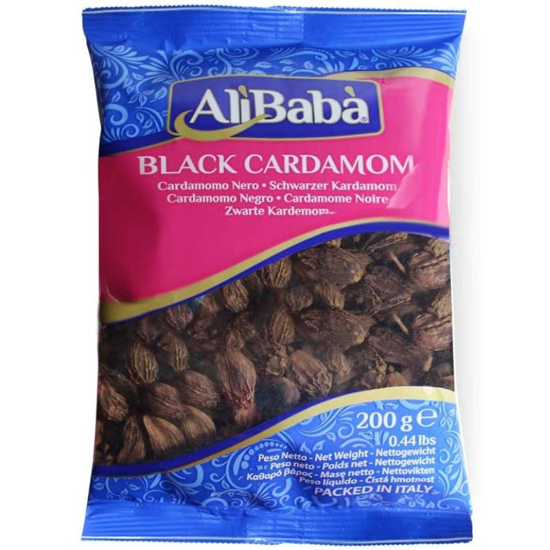 Black Cardamom (Moti Elaichi) - Ali Baba Spice Baazwsh 200g 