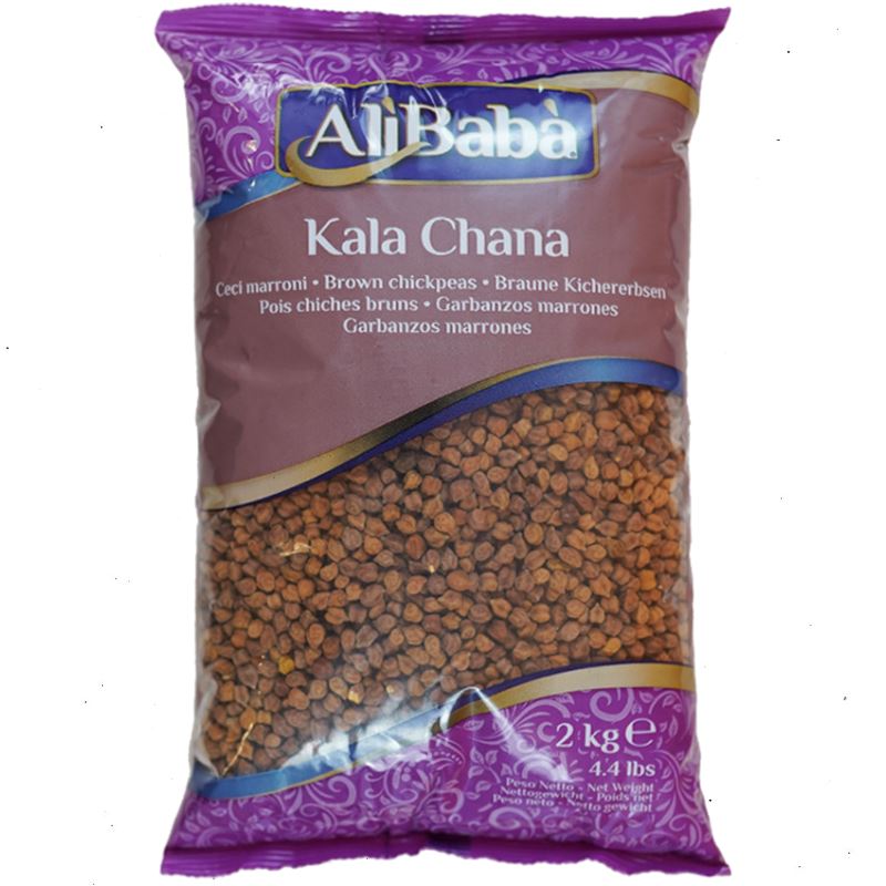 Brown Chickpeas (Kala Chana) - Ali Baba Baazwsh 2kg 