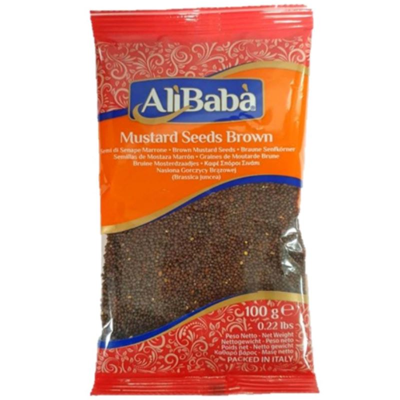 Brown Mustard Seeds (Rai) - Ali Baba Spice Baazwsh 