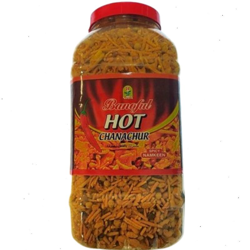 Chanachur HOT Bombay Mix (Jar) 700g - Banoful Banoful 