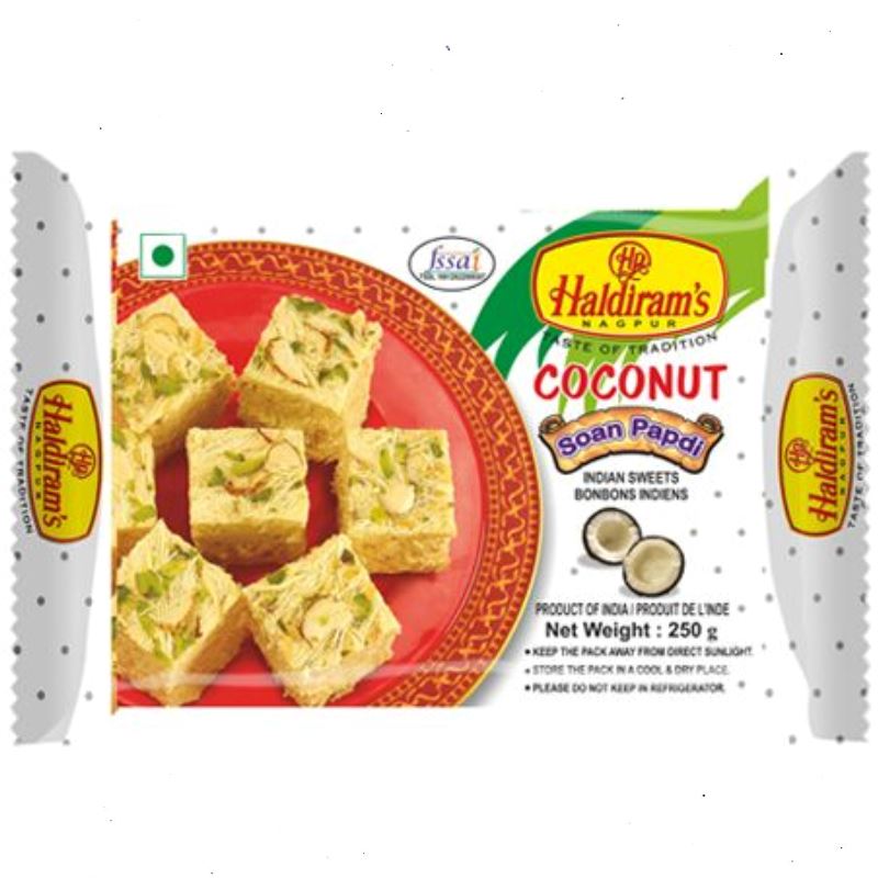 Coconut Soan Papdi 250g - Haldiram`s Haldiram`s 