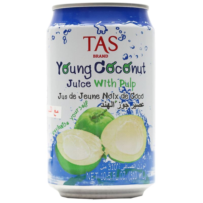 Coconut Water w/Pulp 310ml TAS Baazwsh