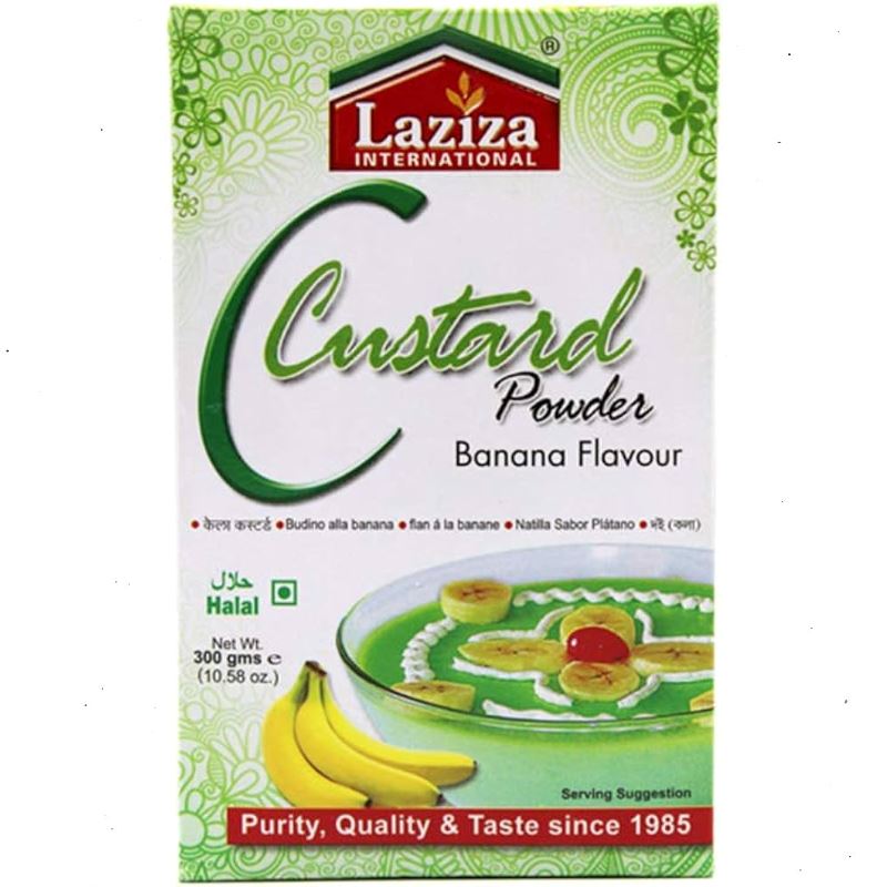 Custard Powder Banana 300g - Laziza Baazwsh 