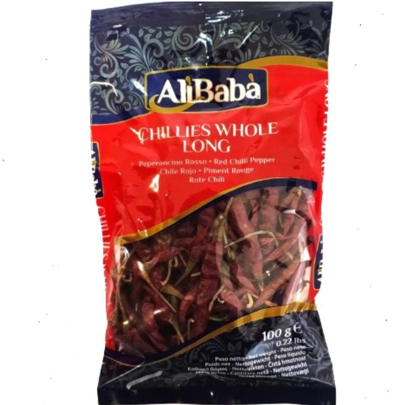Dry Chilli Whole 100g - Ali Baba Spice Ali Baba 