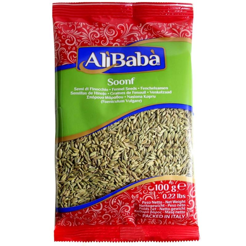 Fennel Seeds (Soonf) - Ali Baba Spice Baazwsh 100g 