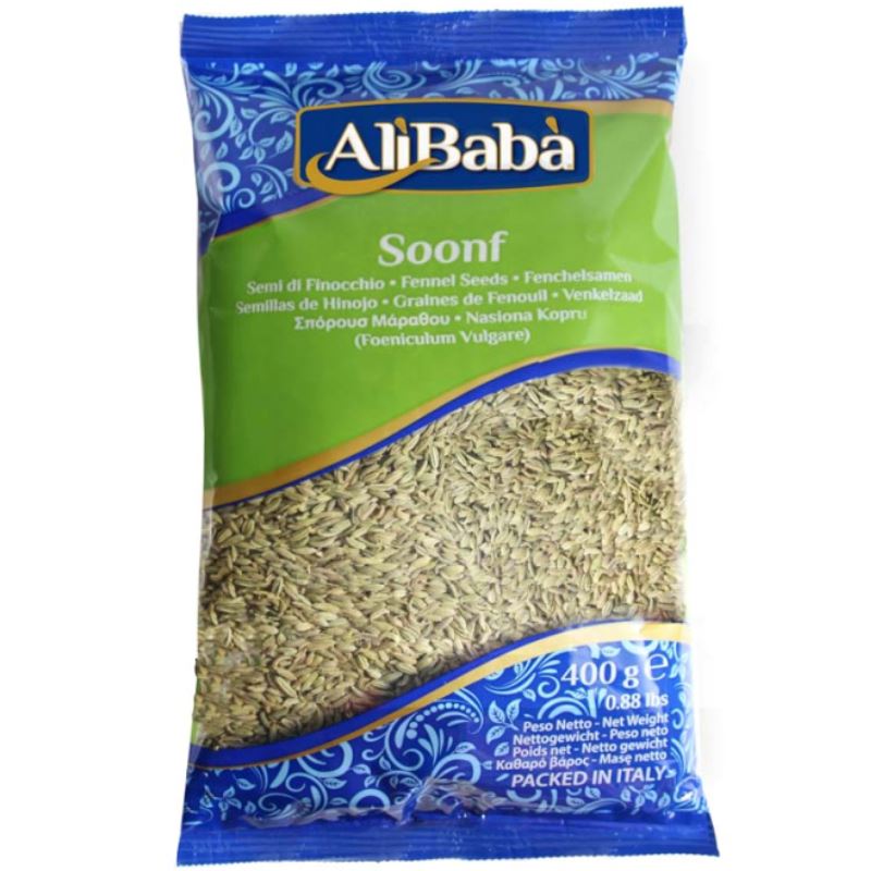 Fennel Seeds (Soonf) - Ali Baba Spice Baazwsh 400g 
