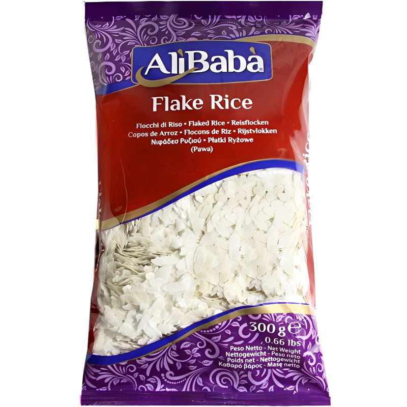 Flake Rice/Poha (Medium) - Ali Baba/TRS Baazwsh 300g 