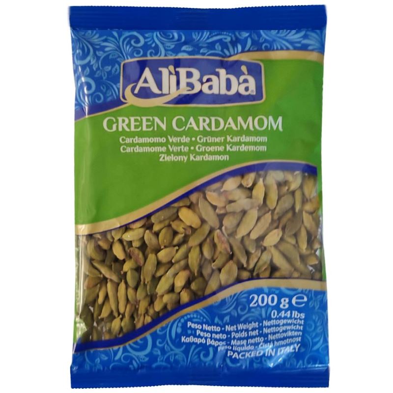 Green Cardamom (Elaichi) - Ali Baba Spice Baazwsh 200g 
