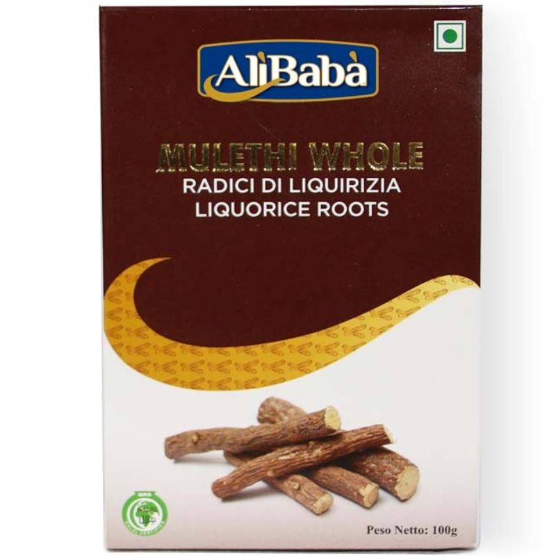 Mulethi Whole (Liquorice Roots) 100g - Ali Baba Baazwsh 