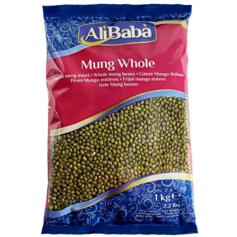 Mung Beans Whole (Sabut) - Ali Baba Baazwsh 1kg 
