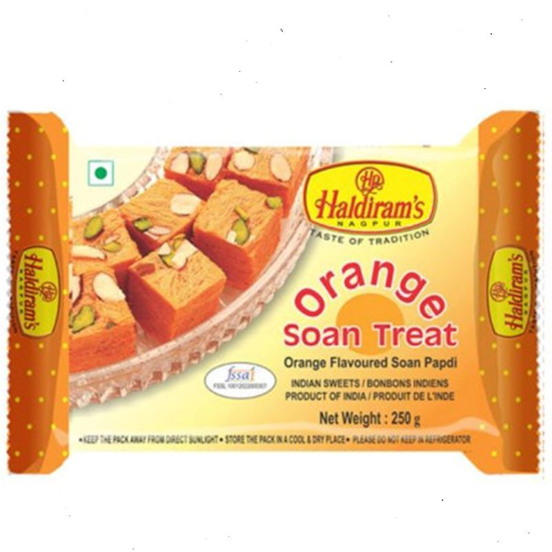 Orange Soan Papdi 250g - Haldiram`s Haldiram`s 