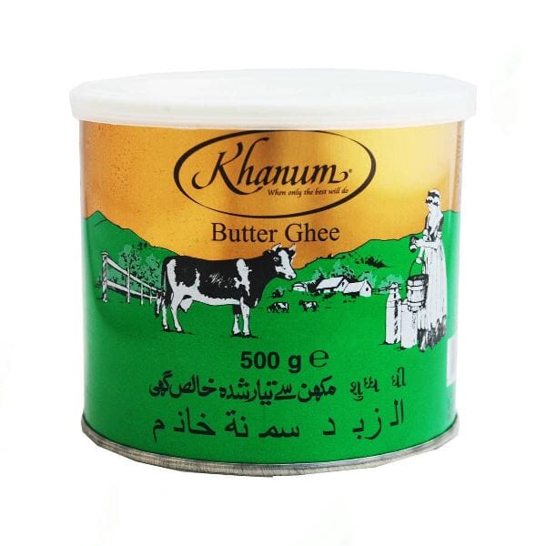 Pure Butter Ghee 1kg - Khanum Baazwsh 500g 