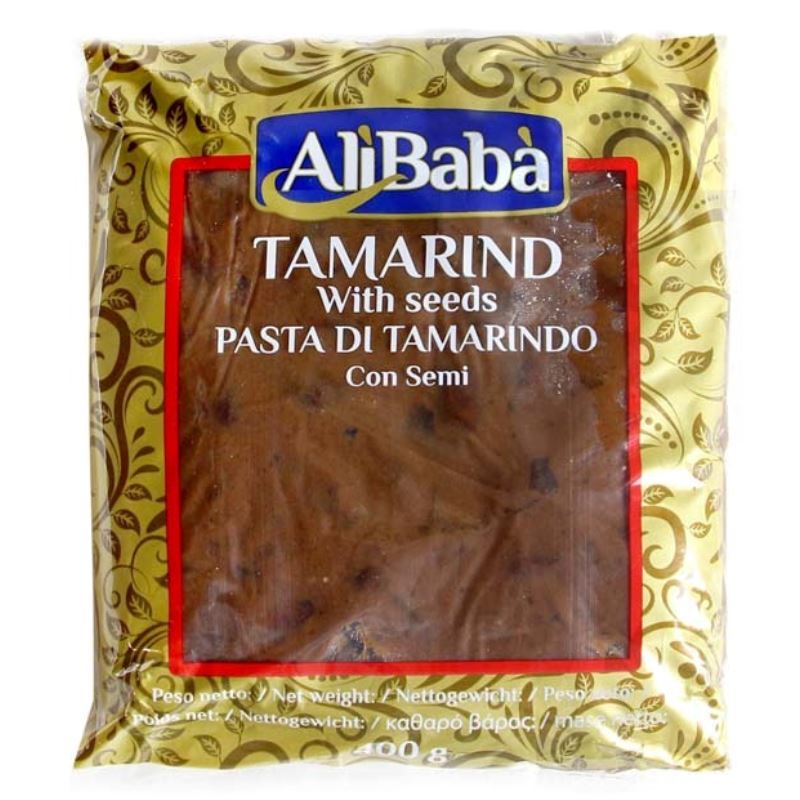 Tamarind Paste w/Seeds (Imli) 400g - Ali Baba Baazwsh 