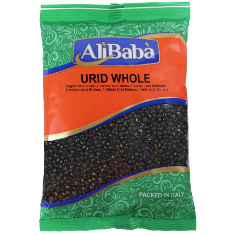 Urid Beans/Whole (Urad) - Ali Baba Baazwsh 500g 