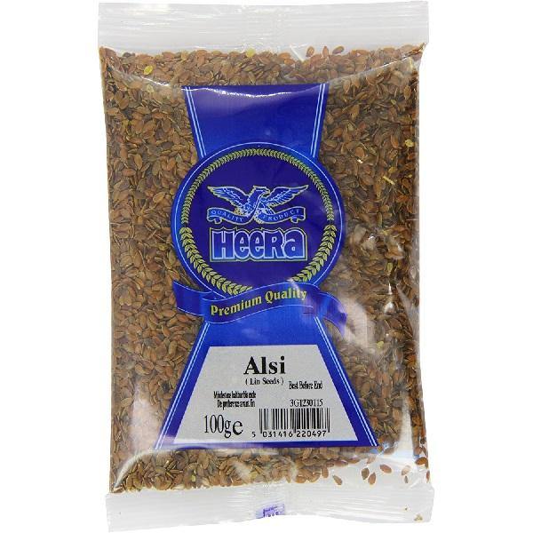 Alsi Seeds 100g - Heera Spice Baazwsh 