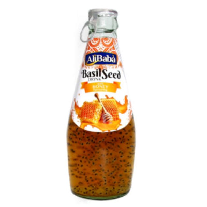 Basil Seed Drink Honey 330ml - Ali Baba Baazwsh 