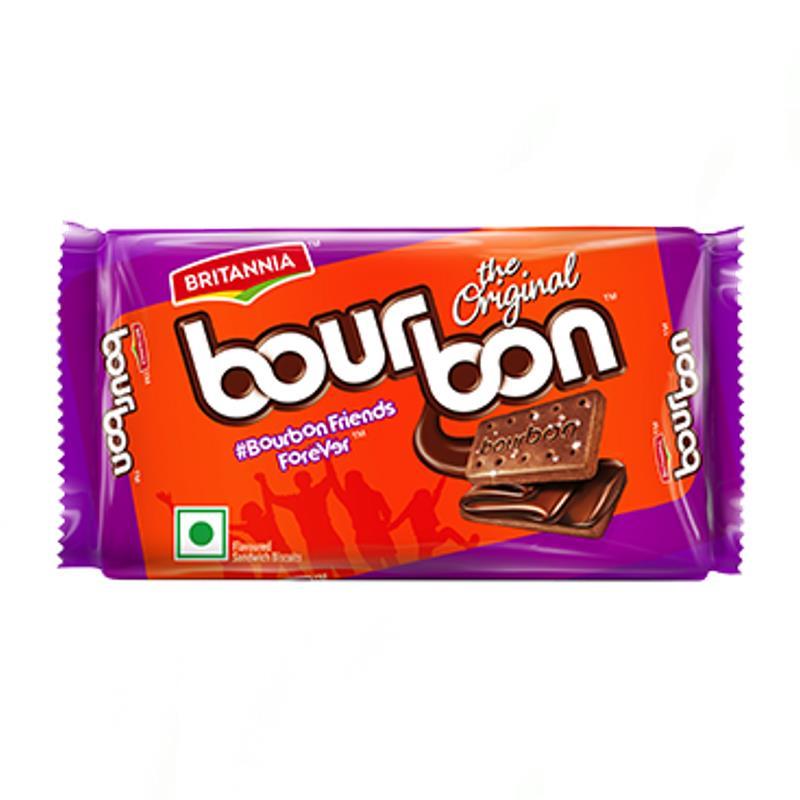 Bourbon Chocolate Cream Biscuits 400g - Britannia Baazwsh 