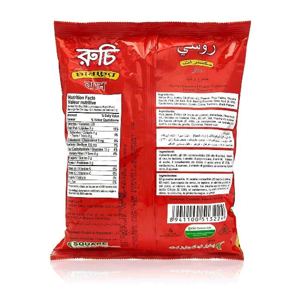 Chanachur Hot Flavor 140g - Ruchi Baazwsh 