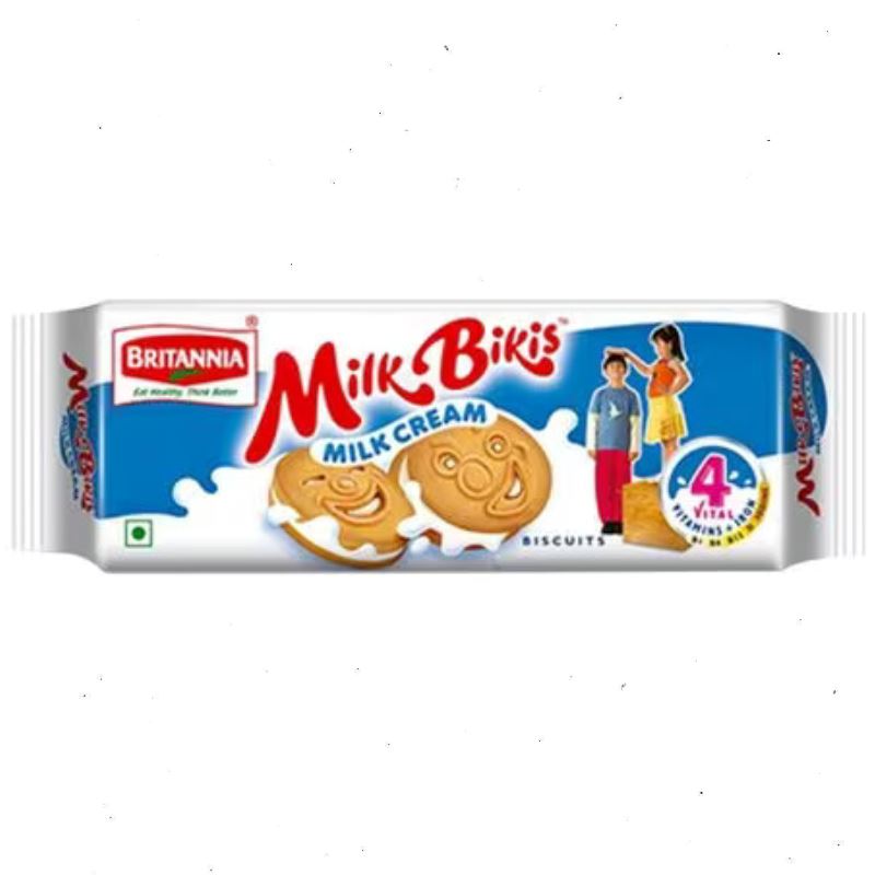 Cream Milk Bikis Biscuit 44g - Britannia Baazwsh 