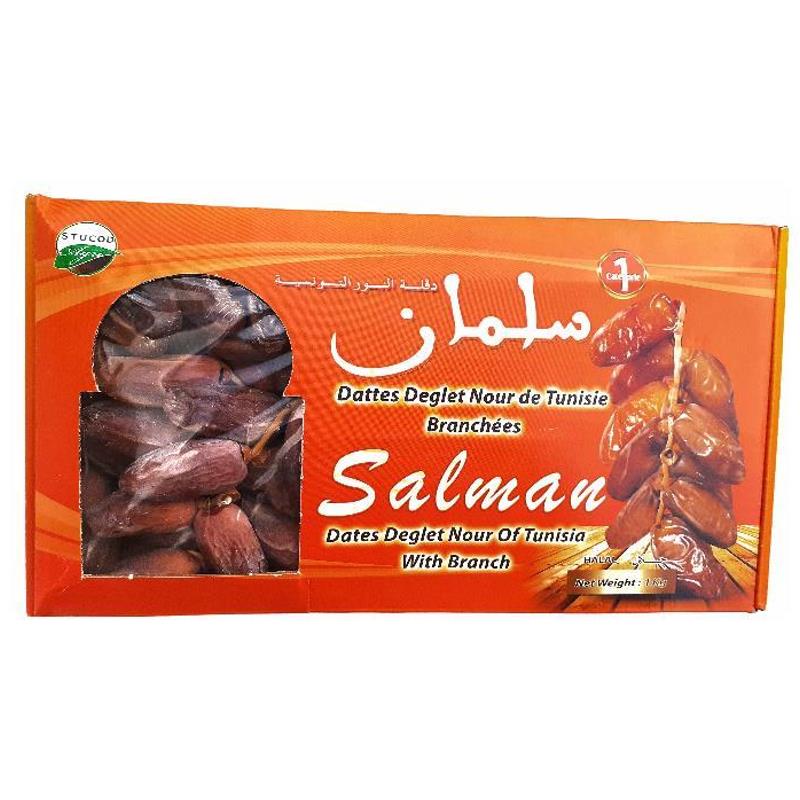Dates Deglet Nour (Khajoor) 1kg - Salman Baazwsh 