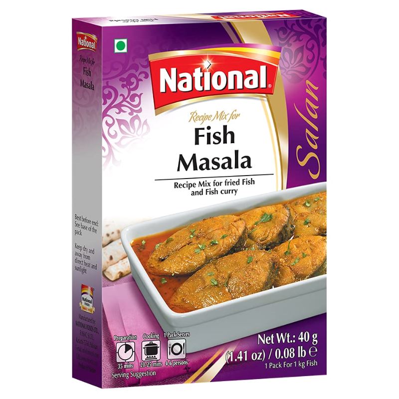 Fish Masala 80g - National Baazwsh 