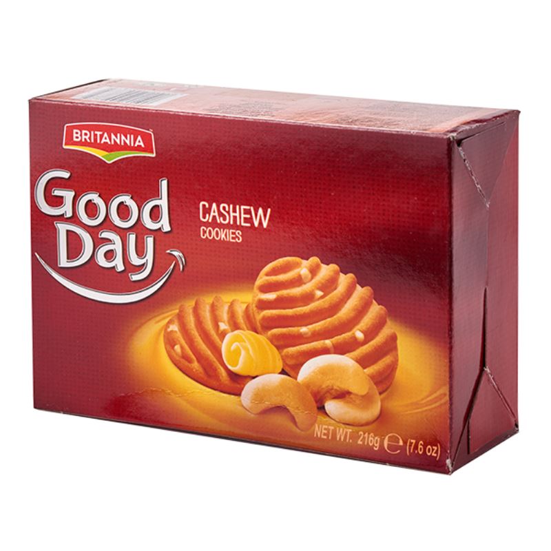 Goodday Cashew Cookies - Britannia Baazwsh 216g 