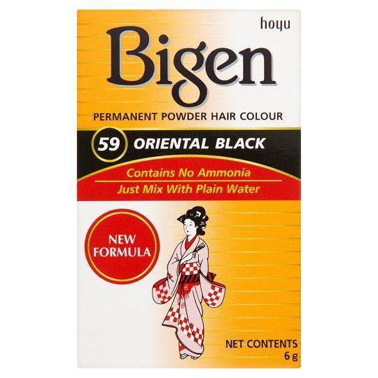 Hair Dye Oriental Black 6g - Bigen Baazwsh 