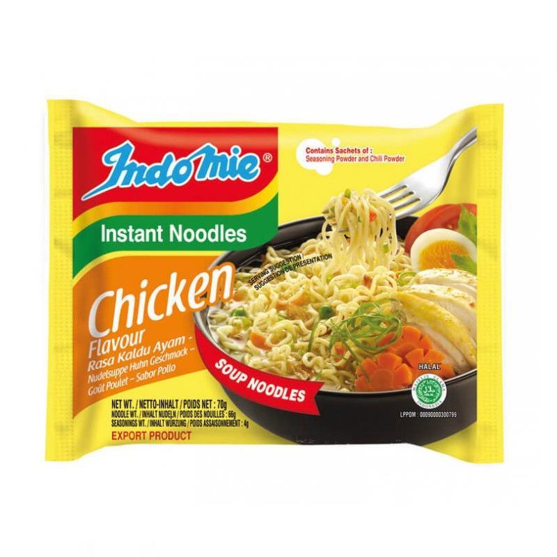 Instant Chicken Noodle 70g - Indomie Baazwsh 