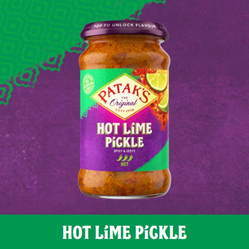 Lime Pickle (Hot) 283g - Patak`s Baazwsh 