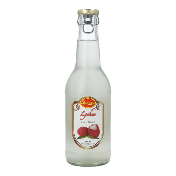 Lychee Juice (Glass) 250ml - Shezan Baazwsh 