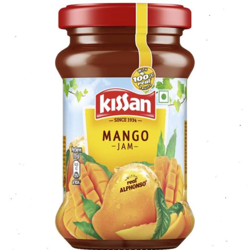 Mango Jam 490g - Kissan Baazwsh 