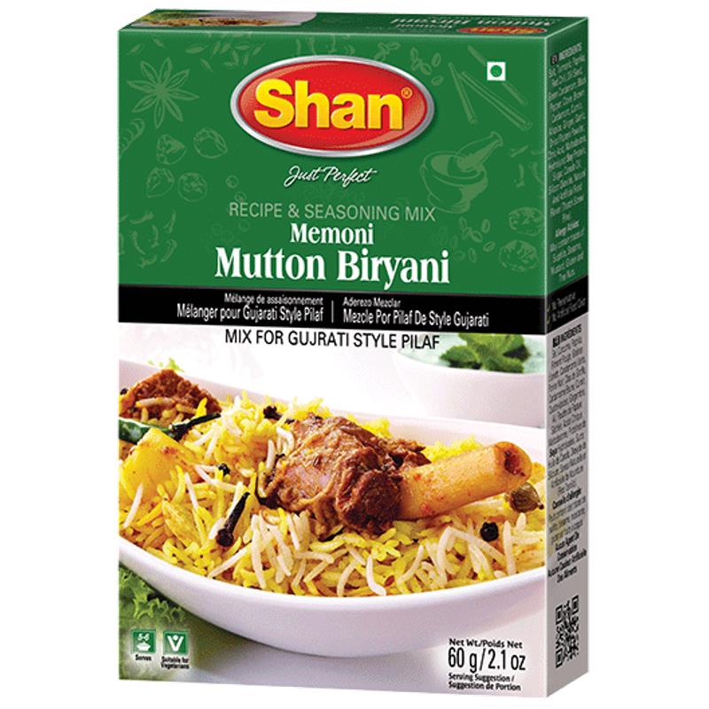 Memoni Mutton Biryani Masala 60g - Shan Baazwsh 