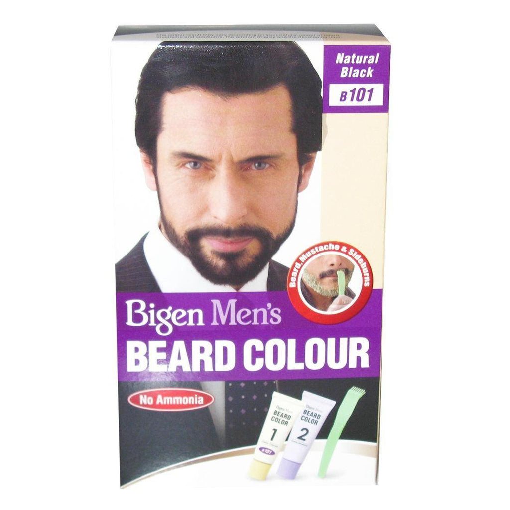 Men's Beard Colour Natural Black #101 - Bigen Baazwsh 