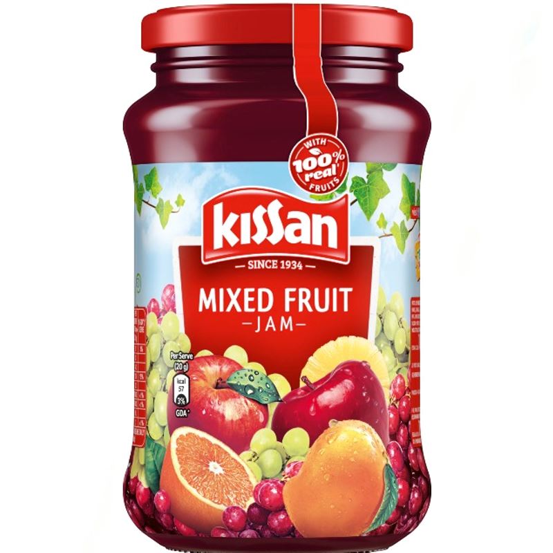 Mixed Fruit Jam 500g - Kissan Baazwsh 