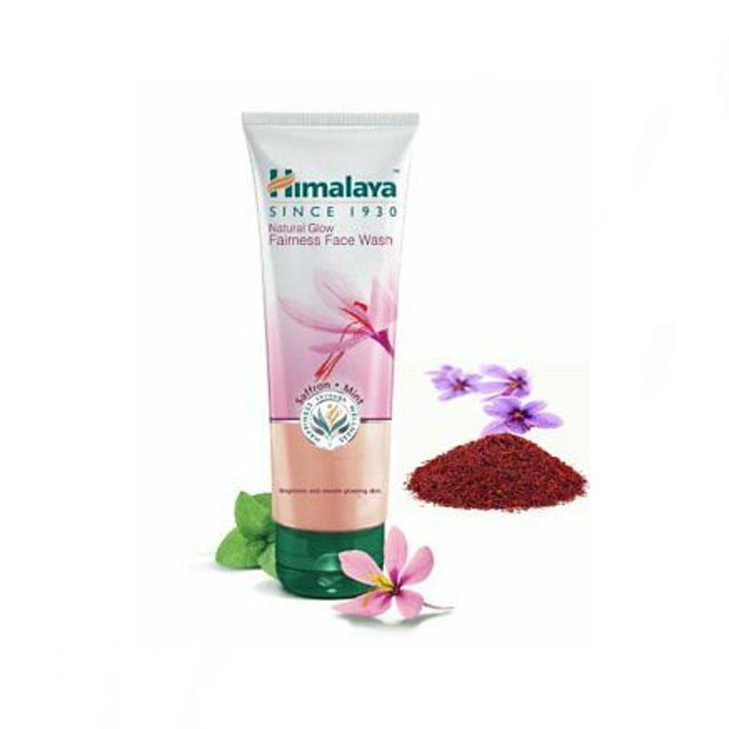 Natural Glow Fairness Facewash (Saffron-Mint) 100ml - Himalaya Baazwsh 