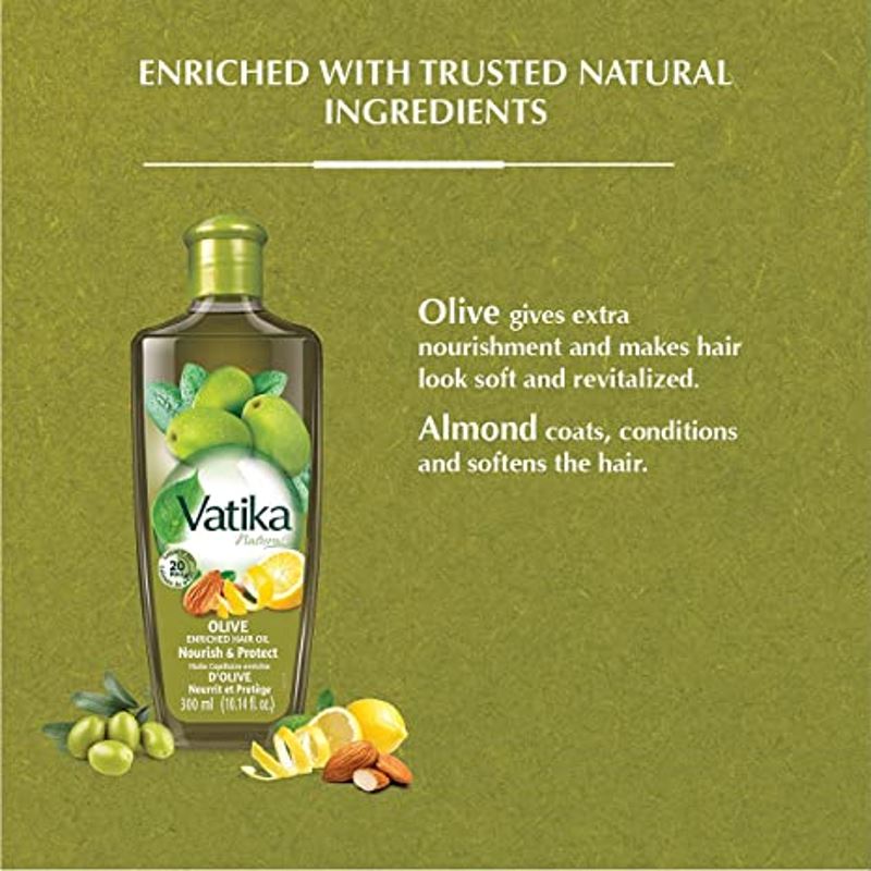 Olive Oil 200ml Vatika Baazwsh