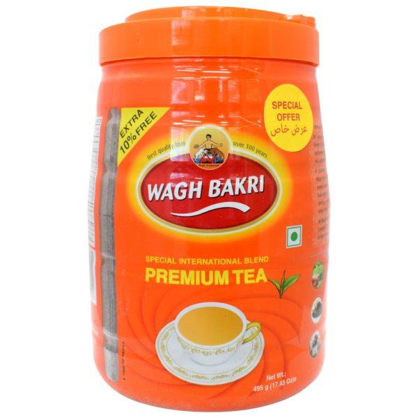 Premium Black Tea (Jar) - Wagh Bakri Baazwsh 1kg 