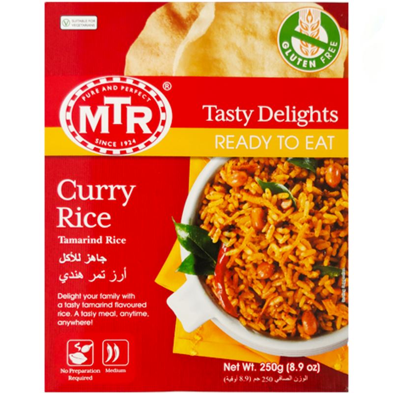 RTE Curry Rice 250g - MTR Baazwsh 