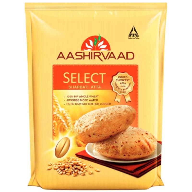 Select Sharbati Atta 5kg - Aashirvaad Baazwsh 