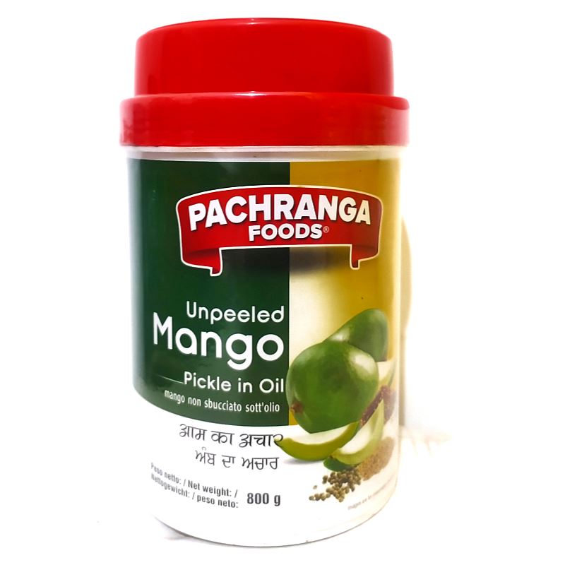 Unpeeled Mango Pickle 800g - Pachranga Baazwsh 