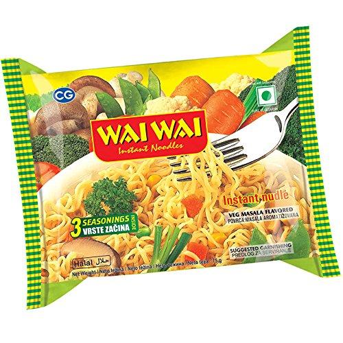Wai Wai Vegetable Noodle 75g Baazwsh 