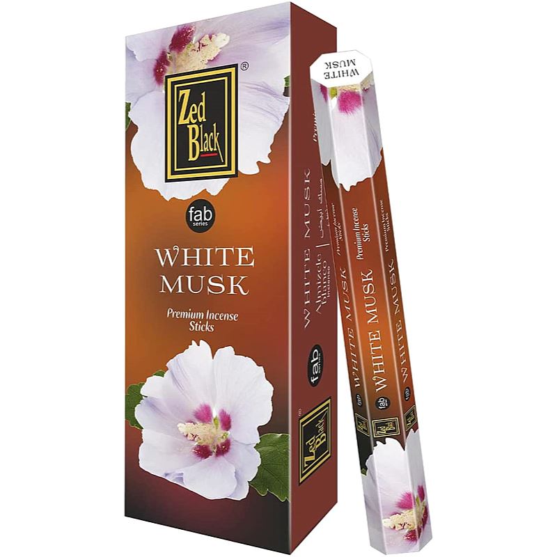White Musk (Premium) 20stks - Agarbatti/Incense Sticks Baazwsh 