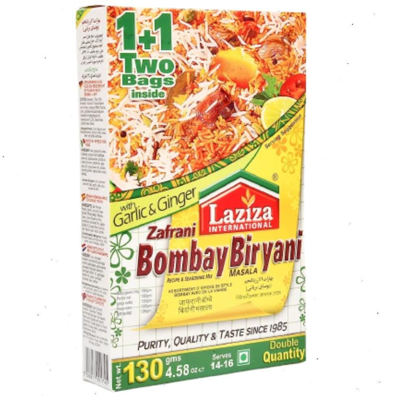 Zafrani Bombay Biryani Masala 130g - Laziza Baazwsh 