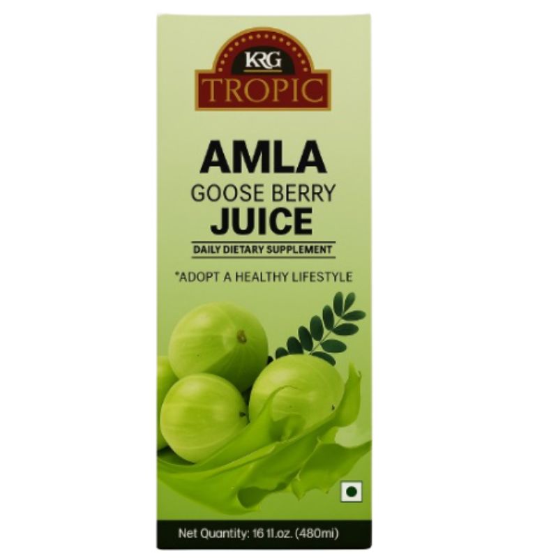 Amla Juice (Gooseberry) 480ml - Krg HEALTH CARE, Krg 
