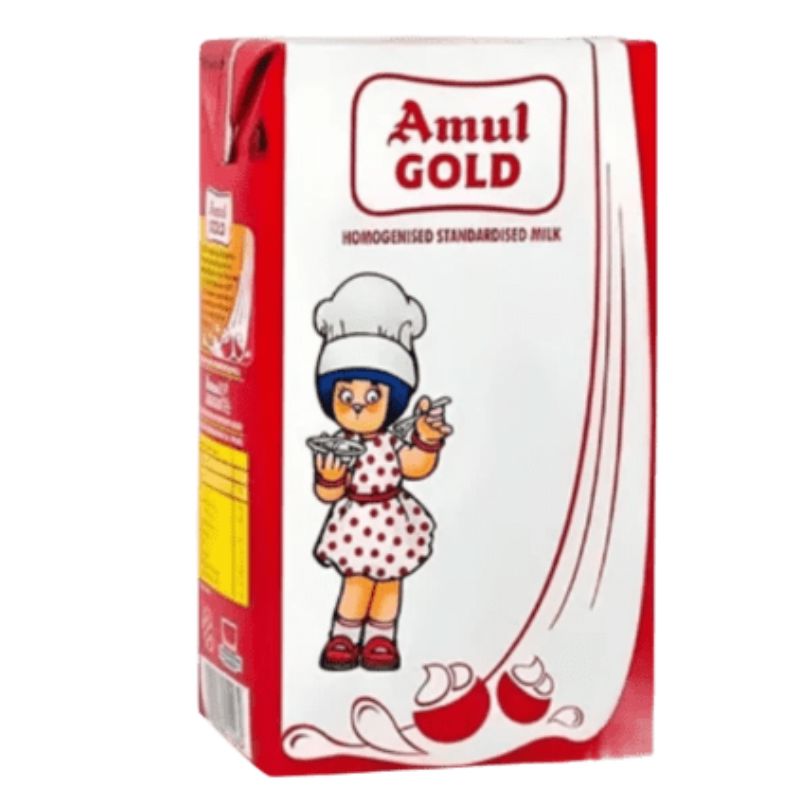 Amul Gold Full Cream Milk 1Ltr UHT 6% Fat dairy Amul 