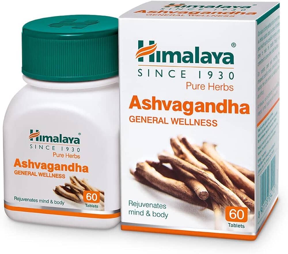 Ashvagandha 60 Tablets - Himalaya HEALTH CARE, Himalaya 