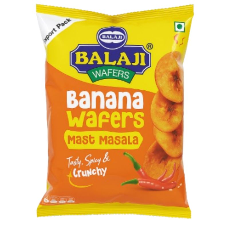 Banana Wafers Mast Mari 150g - Balaji snacks Bajaji 
